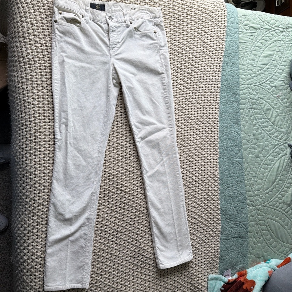 J. Crew Reid White Denim Pants